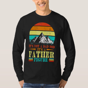 T-shirt Ce n'est pas un papa Bod C'est un père Figure Vint