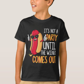 T-shirt Ce n'est pas une fête jusqu'à la sortie de l'évier