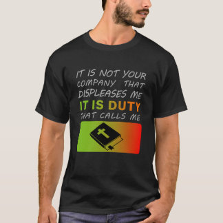 T-shirt "Ce n'est pas votre entreprise que je déteste, les