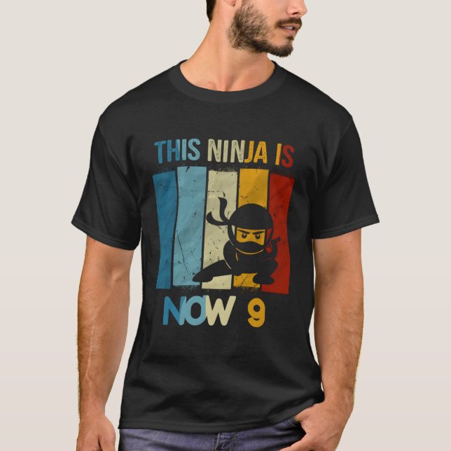 T-shirt Ce Ninja Est 9 Ninja (Devant)
