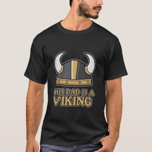 T-shirt Ce papa est un cadeau Viking Viking pour Hommes Pè