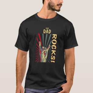 T-shirt Ce Papa Joue Vintage Retro Concert Les années 70 8
