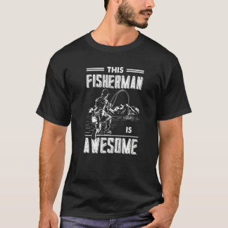 T-shirt Ce Pêcheur Est Un Awesome Pêcheur