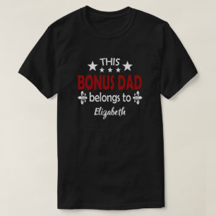 T-shirt Ce Père Bonus Appartient À Étape Papa Pères