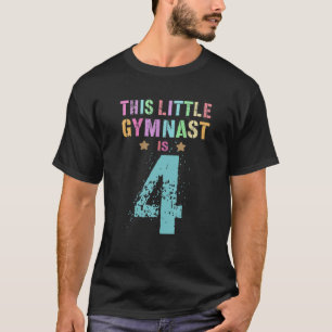 T-shirt CE PETIT GYMNAST EST 4 Cool 4E Anniversaire Boy Gi