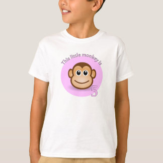 T-shirt Ce petit singe est 5
