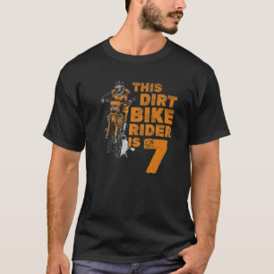 T-shirt Ce Petit Vélo De Chemin Est 7E Anniversaire Garçon