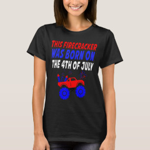 T-shirt Ce Pirate Est Né Sur Le 4 juillet Ki Américain