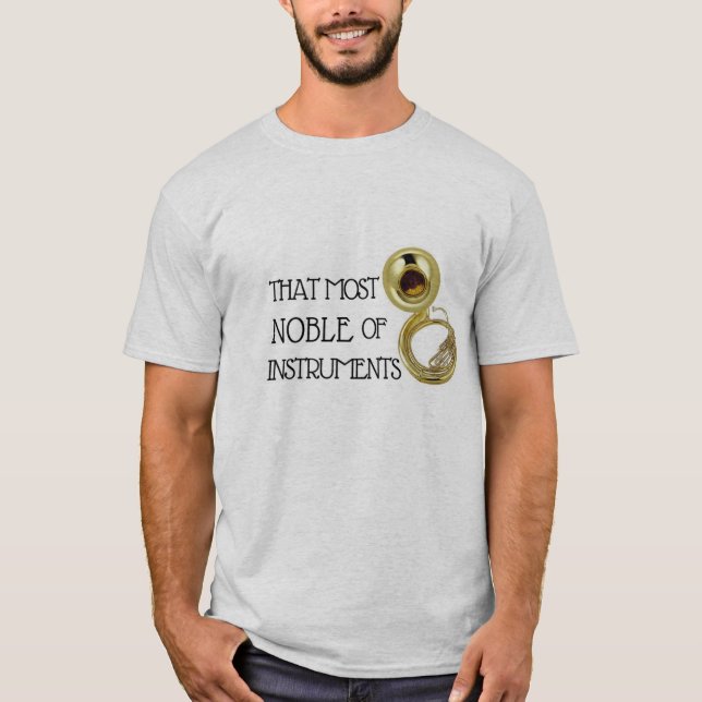 T-shirt Ce plus noble des instruments - chemise de (Devant)