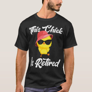 T-shirt Ce Pouce Est Retraité Pension De Retraite Poulet2