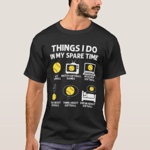 T-shirt Ce Que Je Fais Dans Mon Temps De Rechange Jouer So