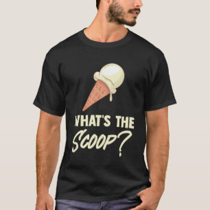 T-shirt Ce que la crème glacée sucrée Scoop Fête de révéla