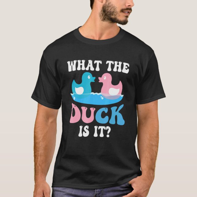 T-shirt Ce Que Le Canard Est Bébé Genre Reveal Party Baby (Devant)