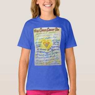 T-shirt Ce que le cancer ne peut pas faire Poem Angel Chem