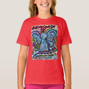 T-shirt Ce que le cancer ne peut pas faire Poem Angel Cust