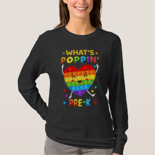T-shirt Ce qui est Poppin Pré K Retour à l'école Pop It Ki