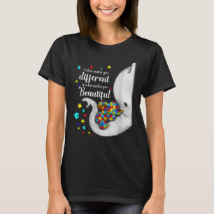 T-shirt Ce qui fait de toi une mère éléphante différente l