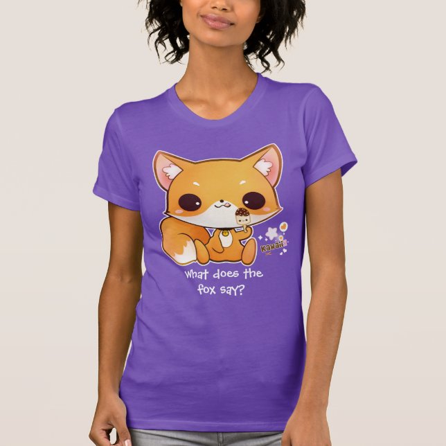 T-shirt Ce qui fait le renard dites (Devant)