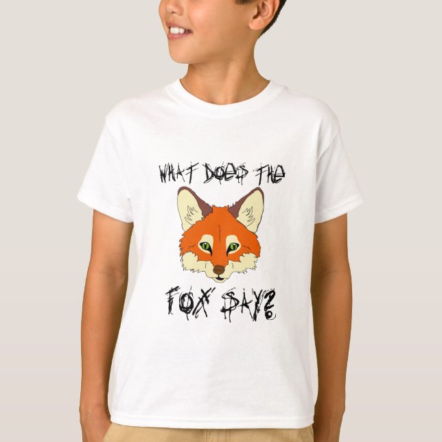 T-shirt ce qui fait le renard dites (Devant)
