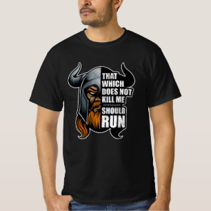 T-shirt Ce Qui Ne Me Tue Pas Devrait Faire Viking Odin
