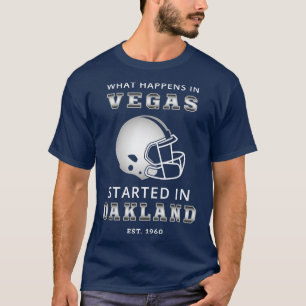 T-shirt Ce Qui Se Passe À Vegas Commence À Oakland II