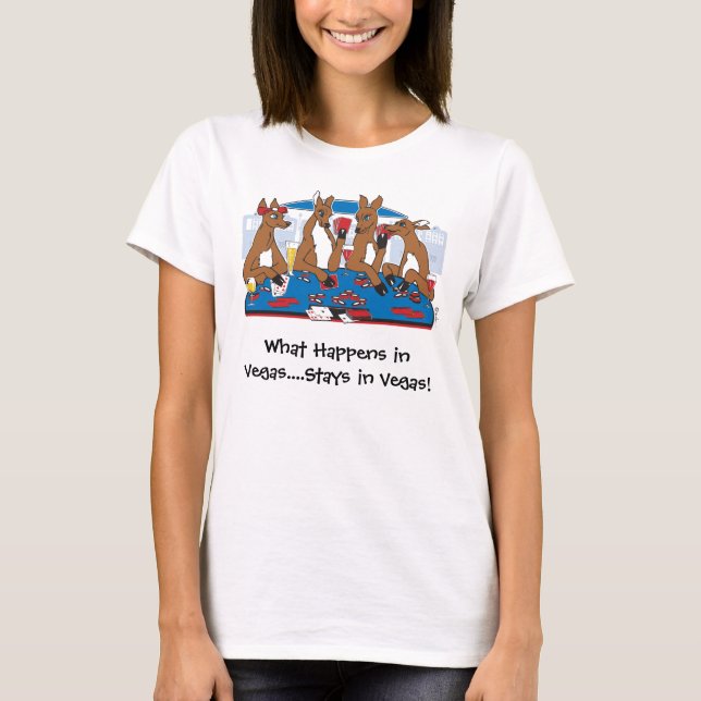 T-shirt Ce qui se passe à Vegas séjourne à Vegas (Devant)