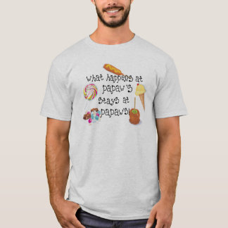 T-shirt Ce qui se produit aux SÉJOURS de la papaye à la