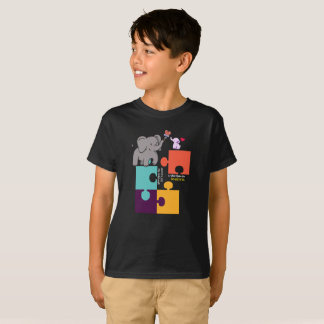 T-shirt Ce qui vous rend différents Autisme Enfant Elephan