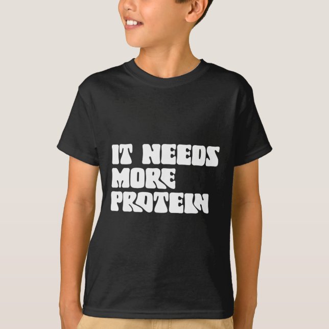 T-shirt Ce Repas A Besoin De Plus De Protéine Lover Bodybu (Devant)