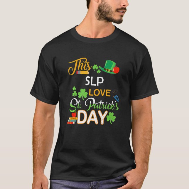 T-shirt Ce Slp Love St Patrick S Day Shenanigans Avec Mon (Devant)