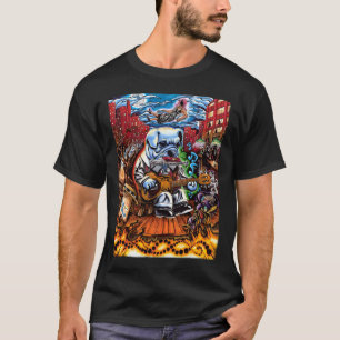 T-shirt Ce soir - chien bleu (avant)