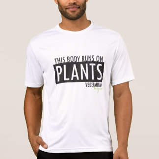 T-shirt Ce tubulure sur des plantes