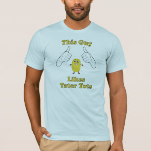 T-shirt Ce type aime des doigts de Tater