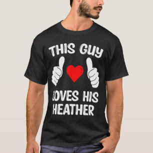 T-shirt Ce Type Aime Sa Fille Heather Femme Valenti