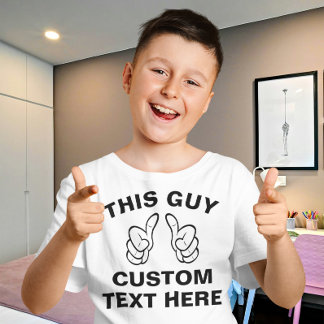 T-shirt Ce type ajoute votre propre texte ici