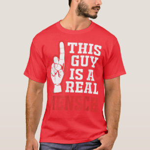 T-shirt Ce Type Est Un Véritable Mensque Yiddish Drôle Jui