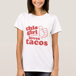 T-shirt Ce type ou cette fille aime les Tacos