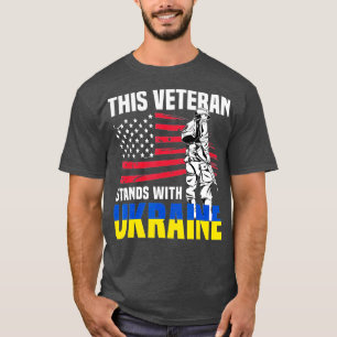 T-shirt Ce Vétéran Se Trouve En Ukraine