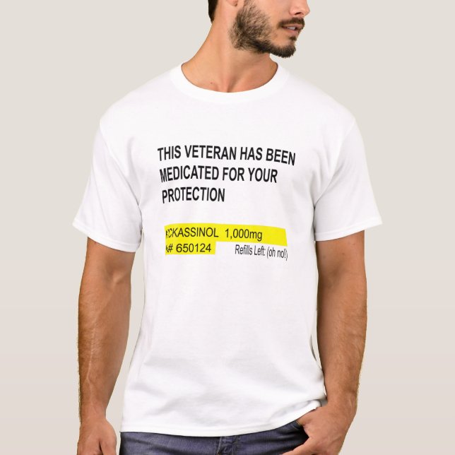 T-shirt Ce Vétérinaire A Été Médicé Pour Votre Protection (Devant)