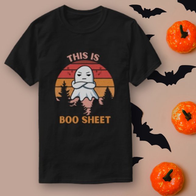 T-shirt Ceci est bosheet retro Halloween (Créateur téléchargé)