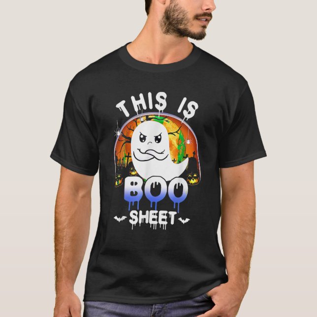 T-shirt Ceci Est De La Feuille De Boite Ghost Halloween En (Devant)