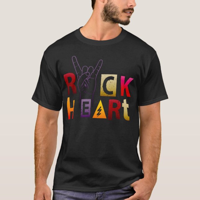 T-shirt Ceci est Rock amis (Devant)