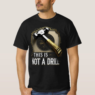 T-shirt Ceci n'est pas un exercice – Graphique de marteau 