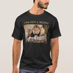 T-shirt Cecil le lion je ne suis pas un trophée
