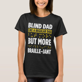 T-shirt Cécité Pour Les Aveugles Personne Aveugles Braille