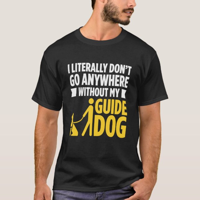 T-shirt Cécité Pour Les Aveugles Personne Aveugles Braille (Devant)