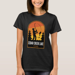 T-shirt Cedar Creek Lake Texas Fishing