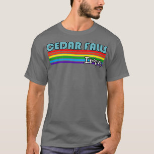 T-shirt Cedar Falls Iowa Pride Cedar Falls LGBT Cadeau LGB