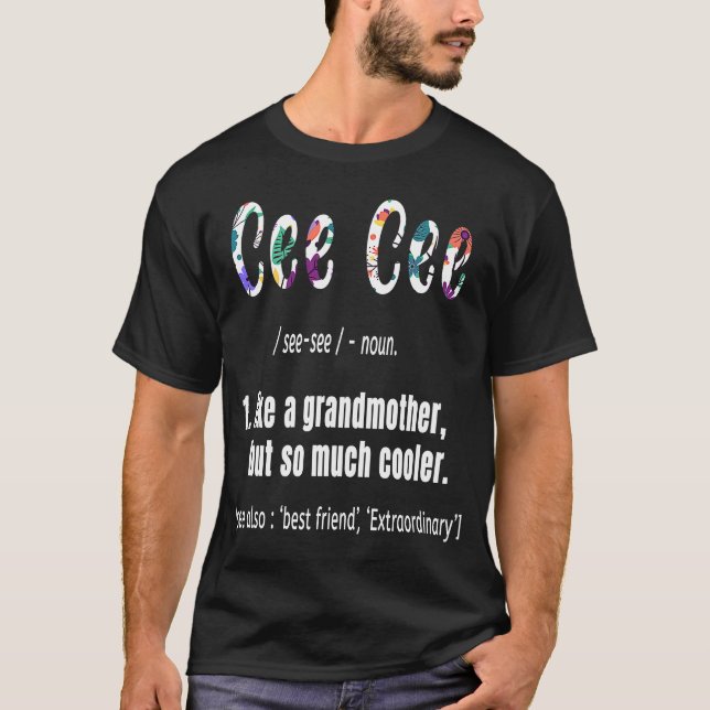 T-shirt Cee Cee Comme Grand-Mère, Mais Tant de Mère Glaciè (Devant)