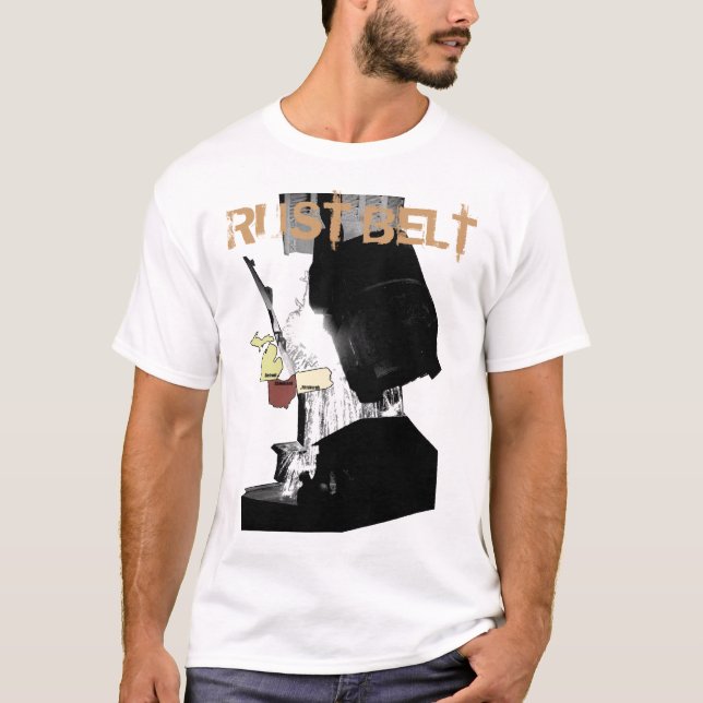 T-SHIRT CEINTURE DE ROUILLE (Devant)